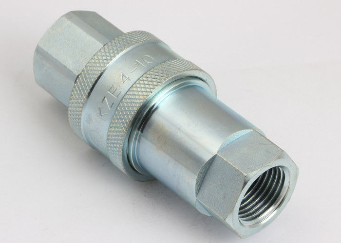KZE Chinese Type Hydraulic Quick Released Couplings in Carbon 